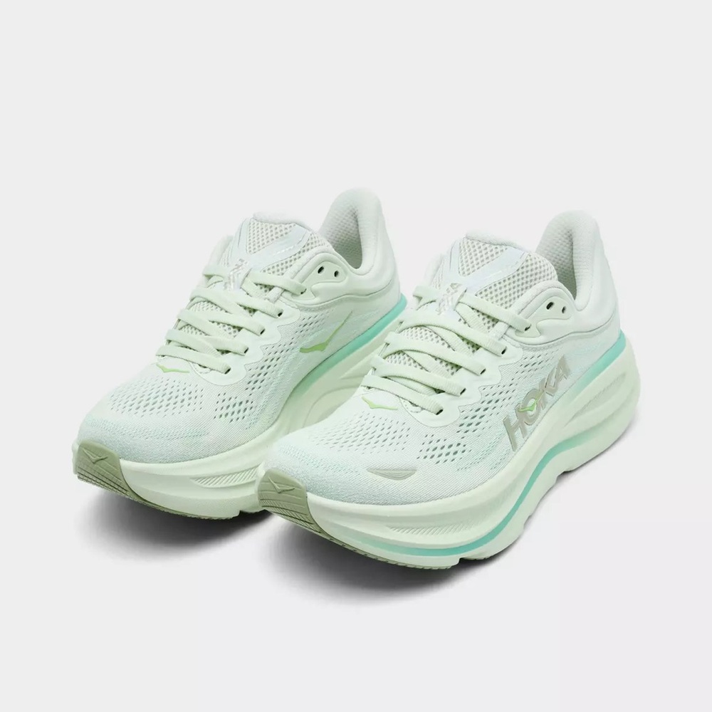 Hoka Bondi 9 Women's Truffle Sea salt Performance Running Shoes